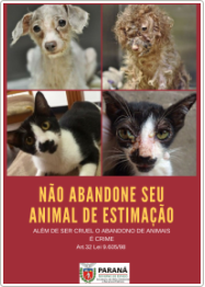 Não Abandone seu Animal de Estimação