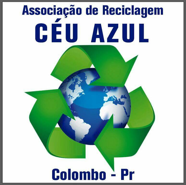 Logo marca da associação de reciclagem Céu Azul