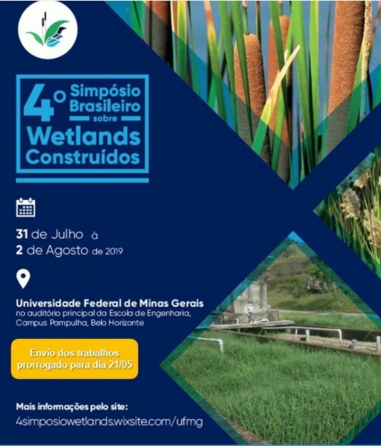 Portfólio sobre o simpósio de wetlands construídos